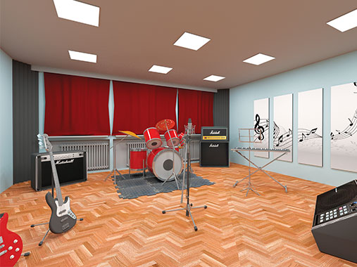 Music Studio Bedroom