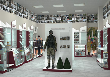 Концептуальный дизайн новой экспозиции Центрального музея внутренних войск МВД Республики Беларусь